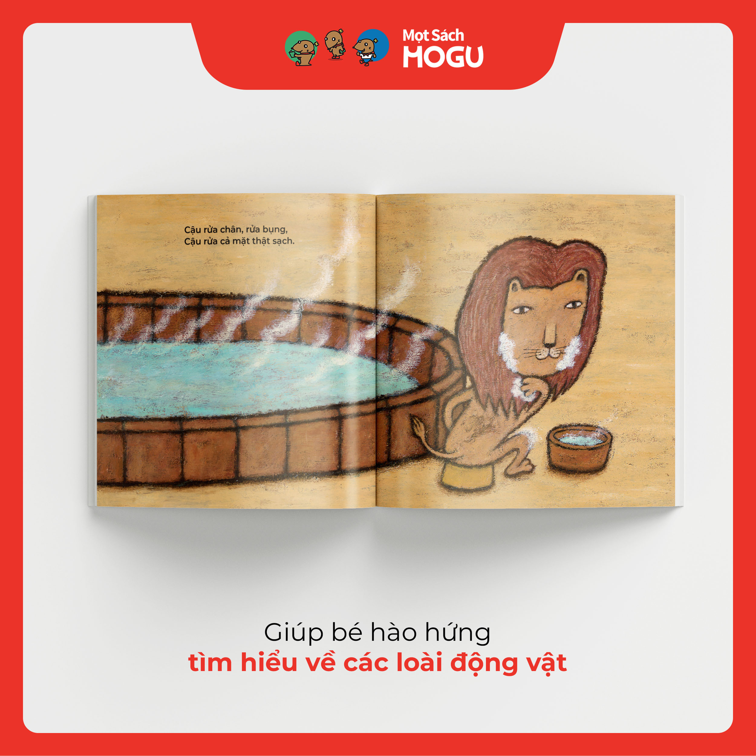 Truyện Ehon bé 1-2-3 tuổi - Bồn tắm của rừng