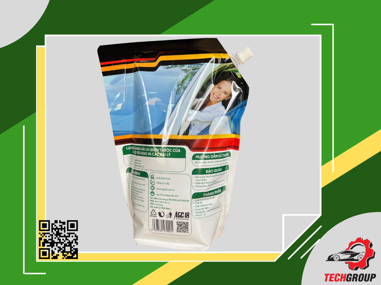 Nước rửa kính ôtô chuyên dụng Techgroup