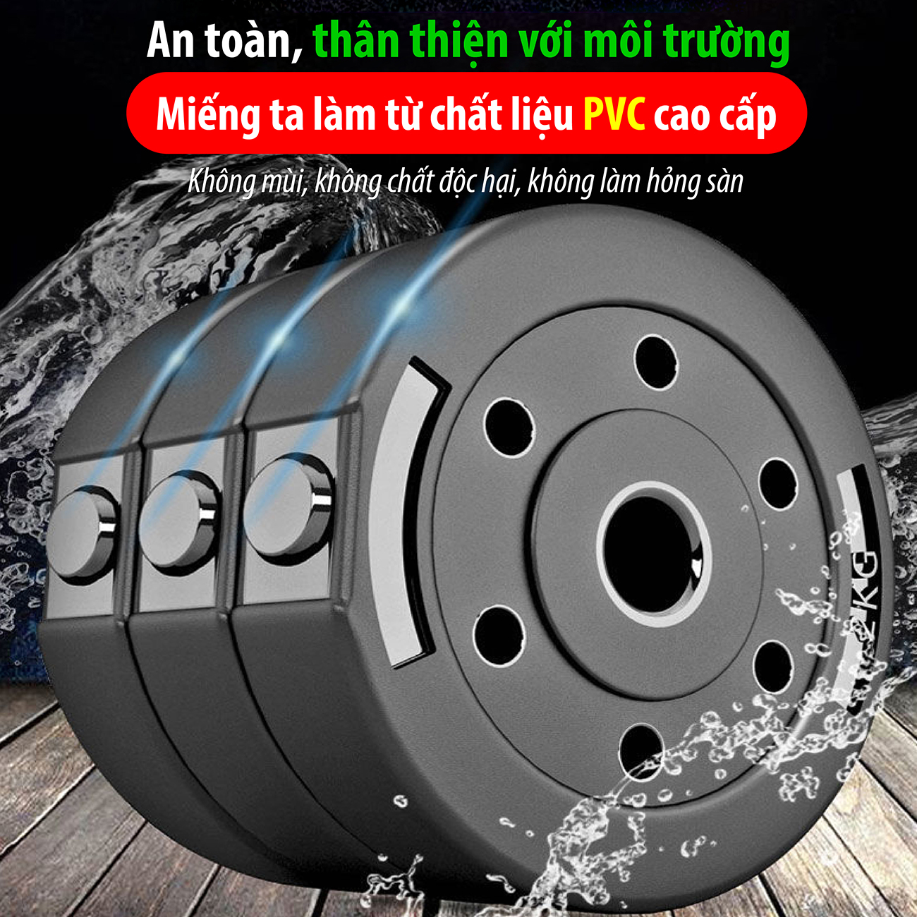 Tạ đôi, Tạ tay (Chọn Lực Nặng Của Tạ 20kg ,30kg, 40kg Tùy chọn) tập tay đẩy kết hợp, tạ nam nữ tập gym tập thon tay Giá tốt Hàng Chuẩn ( hàng nhập khẩu)