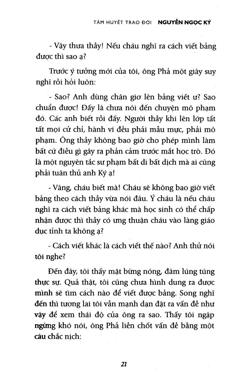 Tự Truyện Nguyễn Ngọc Ký - Tâm Huyết Trao Đời