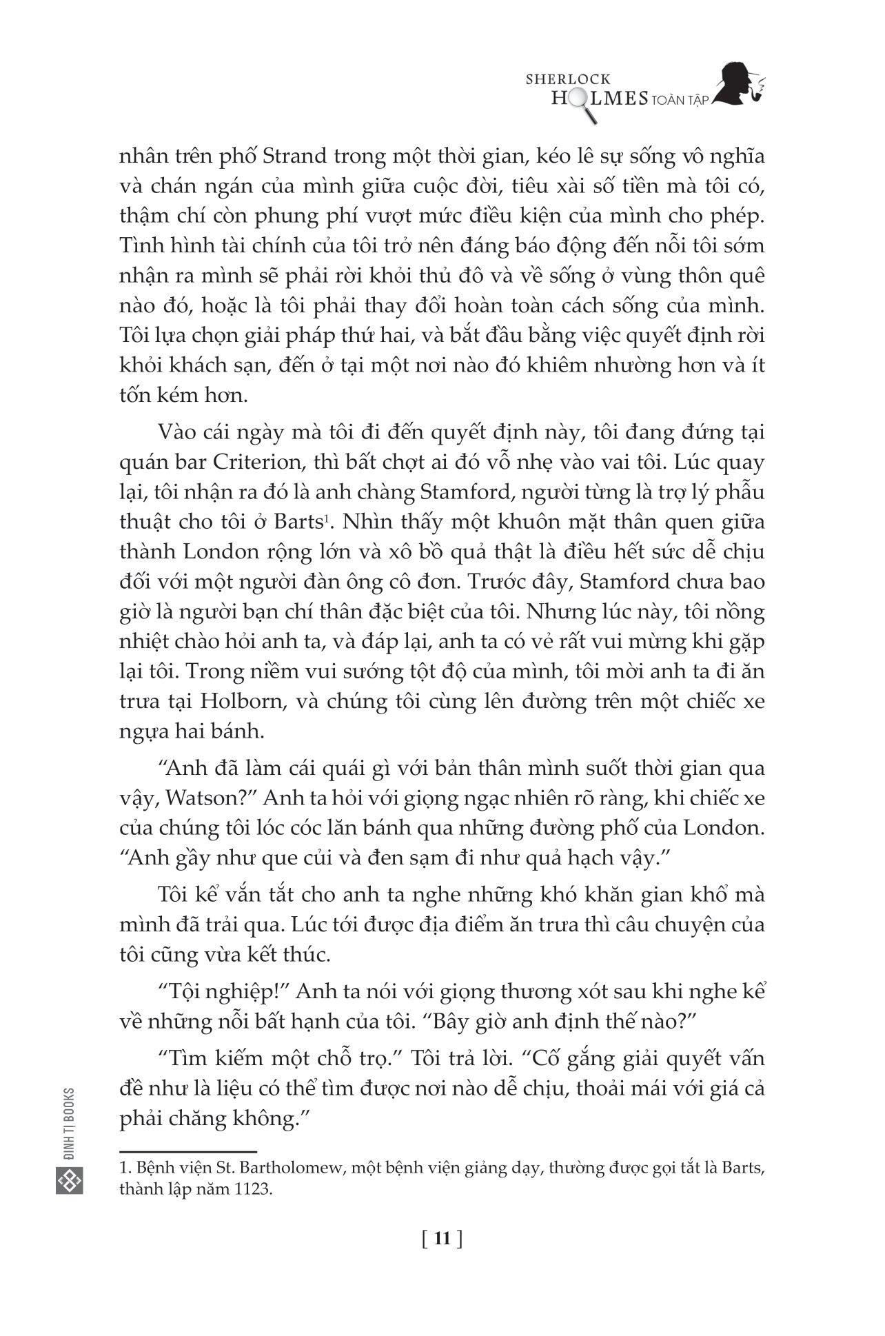 Sherlock Holmes Toàn Tập - Tập 1