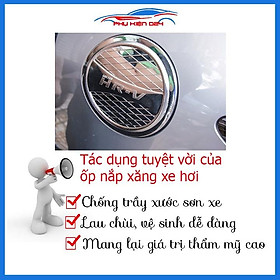 Ốp nắp bình xăng Honda HRV mạ crom chống trầy trang trí ô tô