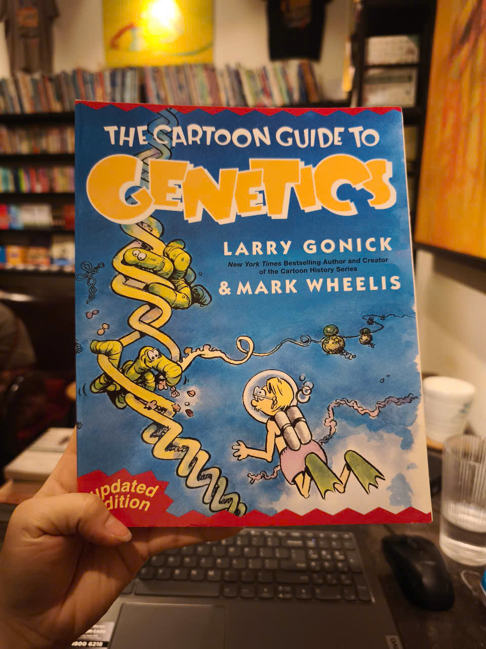 Sách - The Cartoon Guide to Genetics by Larry Gonick - Science / Nonfiction / Biology