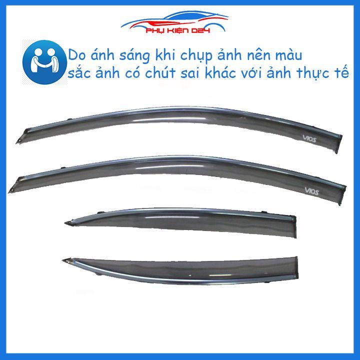 Vè mưa Vios 2018-2019-2020 vè chỉ mạ che mưa bảo vệ xe