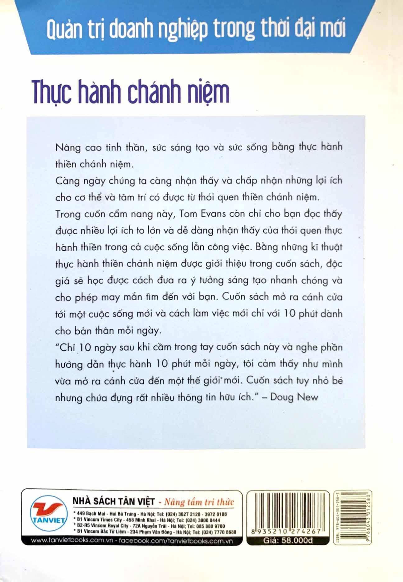 Quản Trị Doanh Nghiệp Trong Thời Đại Mới - Thực Hành Chánh Niệm