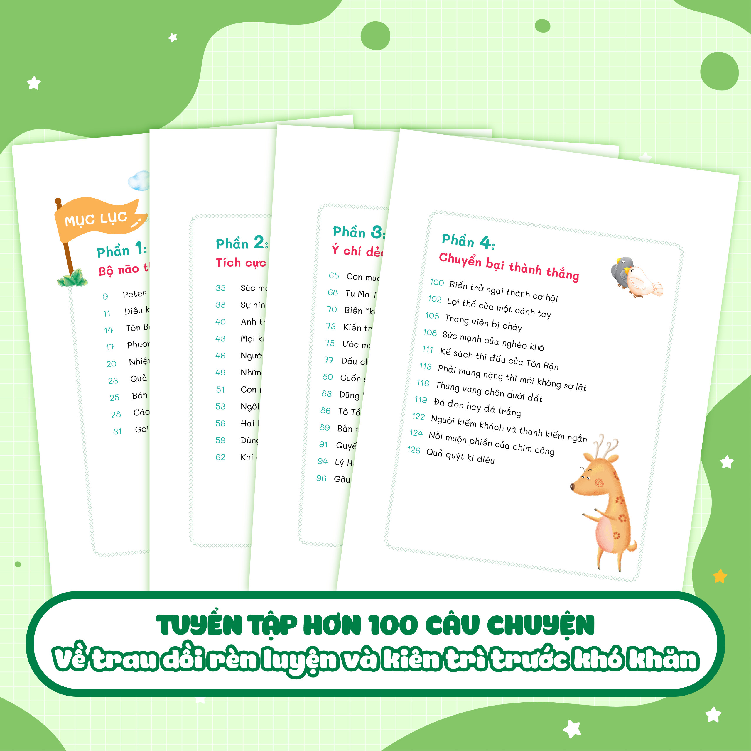 Combo Những câu chuyện bồi dưỡng chỉ số IQ, EQ, MQ, LQ, AQ (5 cuốn)