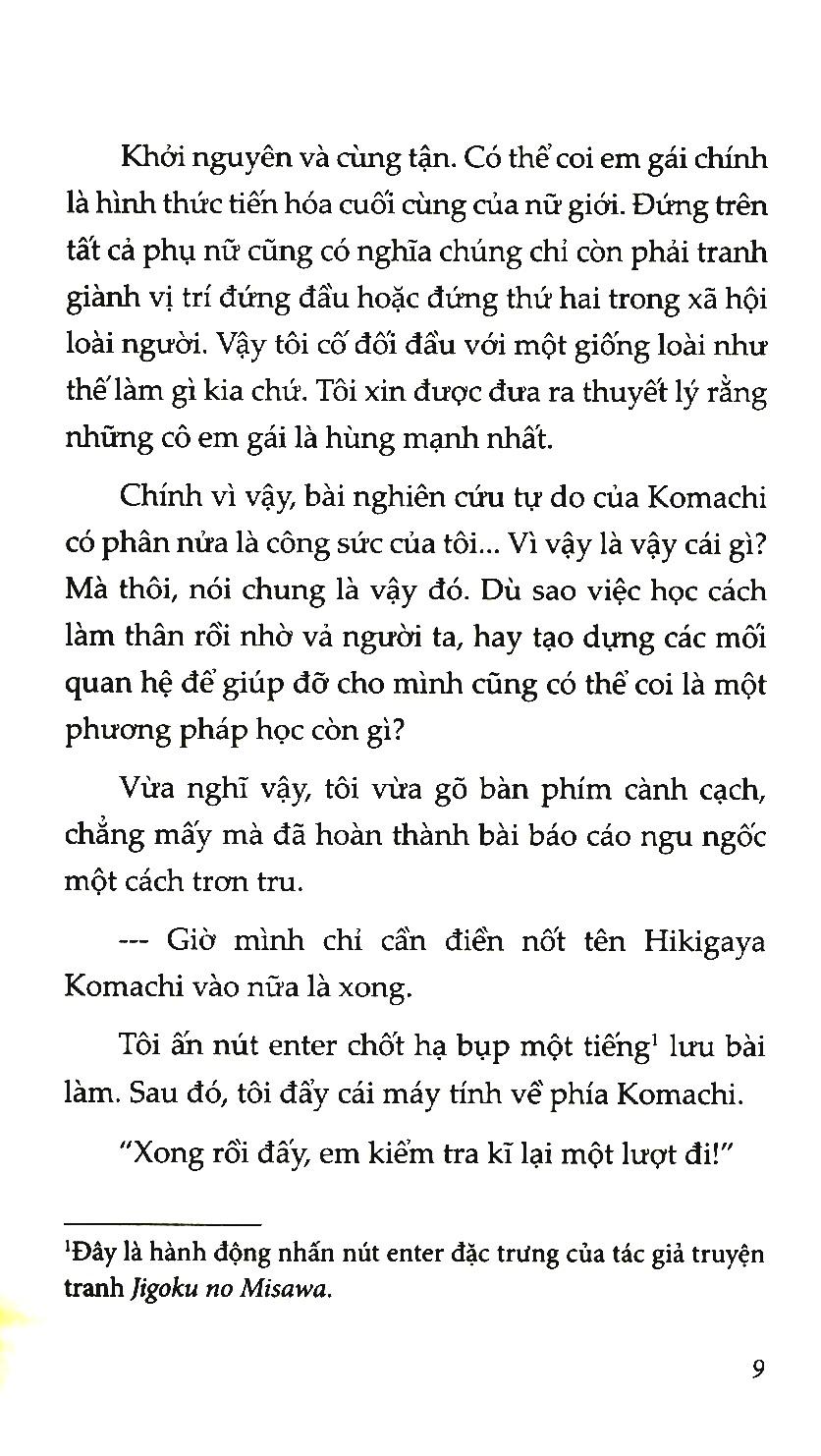 Chuyện Tình Thanh Xuân Bi Hài Của Tôi Quả Nhiên Là Sai Lầm 5