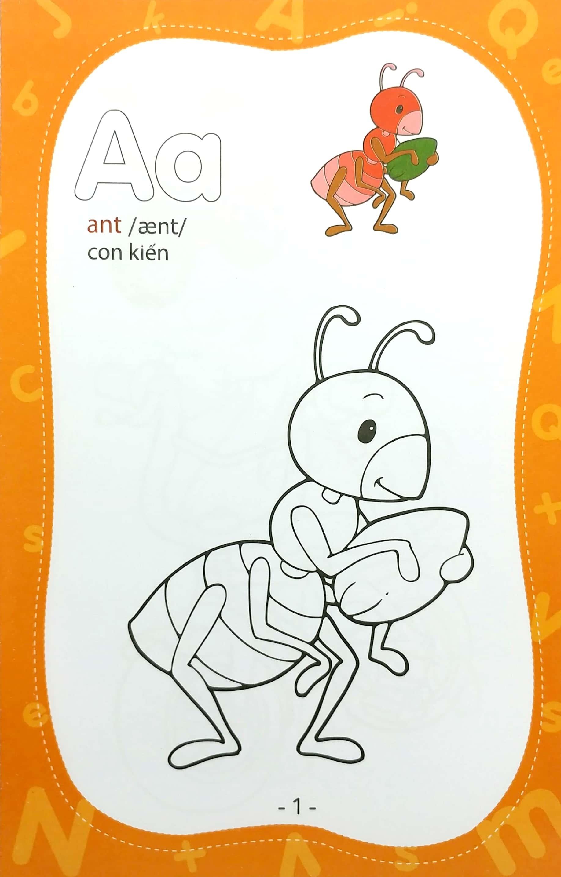 Coloring Book - Tập Tô Màu - Bảng Chữ Cái (Tái Bản)