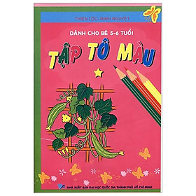 Tập Tô Màu: Dành Cho Bé (5 - 6 Tuổi)