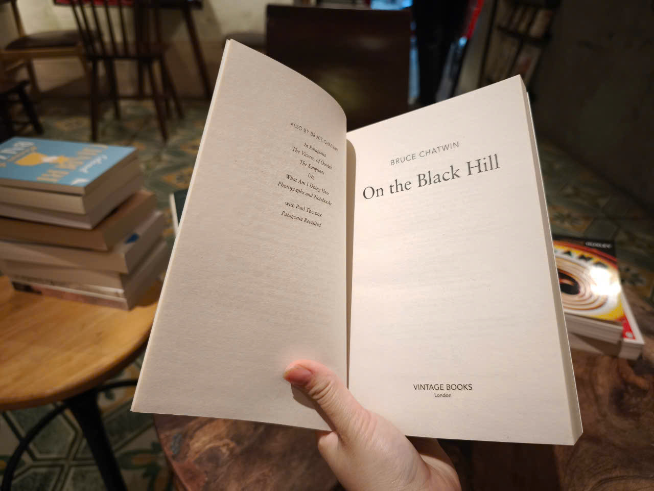 Sách - On The Black Hill by Bruce Chatwin - (Vintage Classics) Fiction / Novel in English