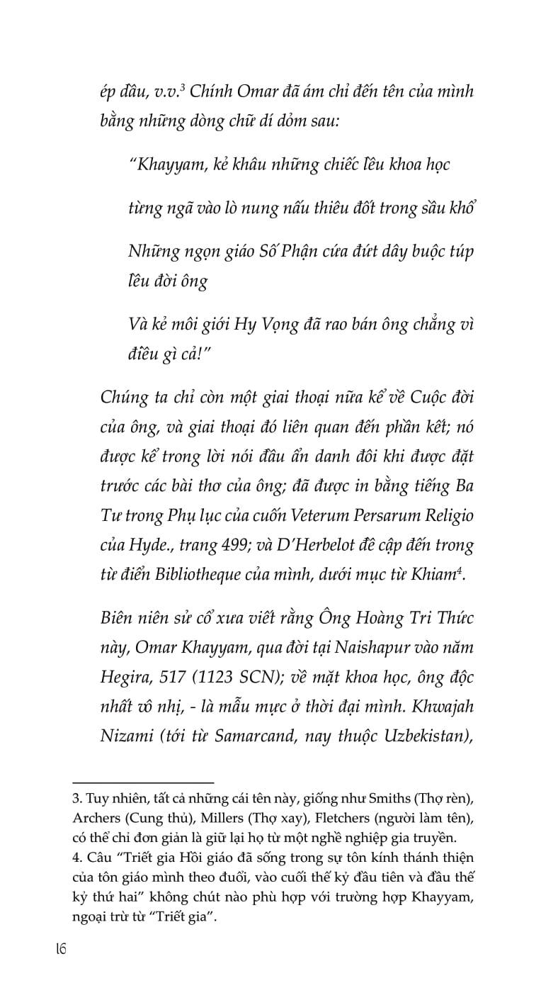 Đến Tựa Nước Chảy, Đi Tựa Gió Phiêu - Thơ Rubaiyat