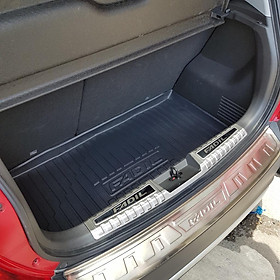 BỘ SẢN PHẨM Nẹp bước chân và ốp chống trầy cốp dành cho Vinfast Fadil - Mẫu Inox