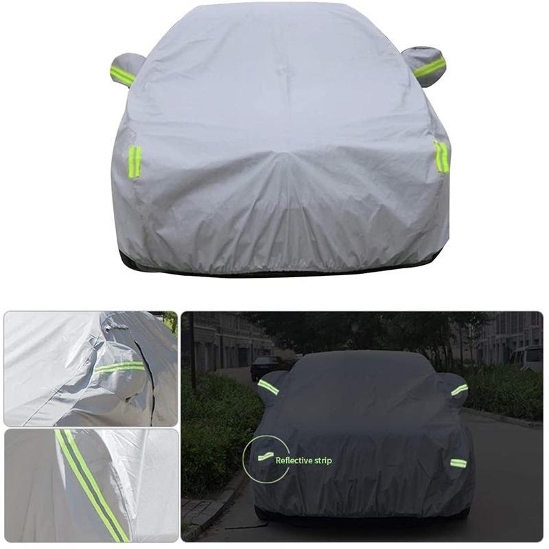 Bạt trùm xe Hyundai Santa Fe vải dù oxford cao cấp, áo bạt phủ trùm che kín che nắng,mưa bảo vệ oto xe hơi