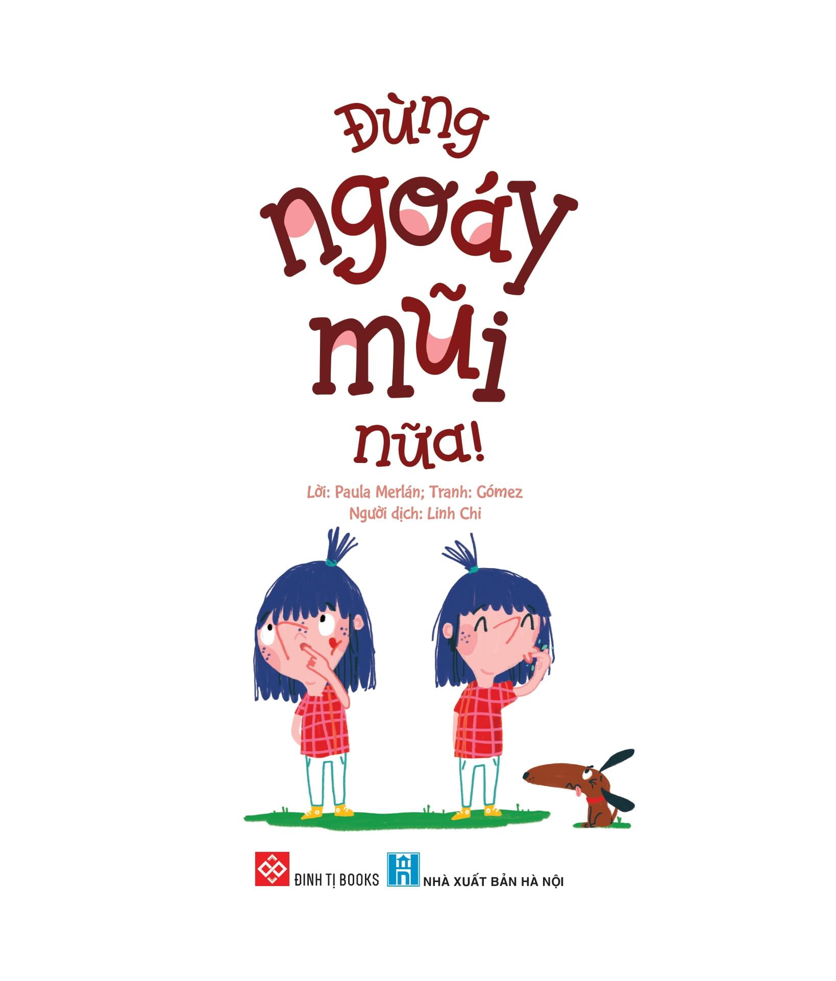 Sách Đừng Ngoáy Mũi Nữa!