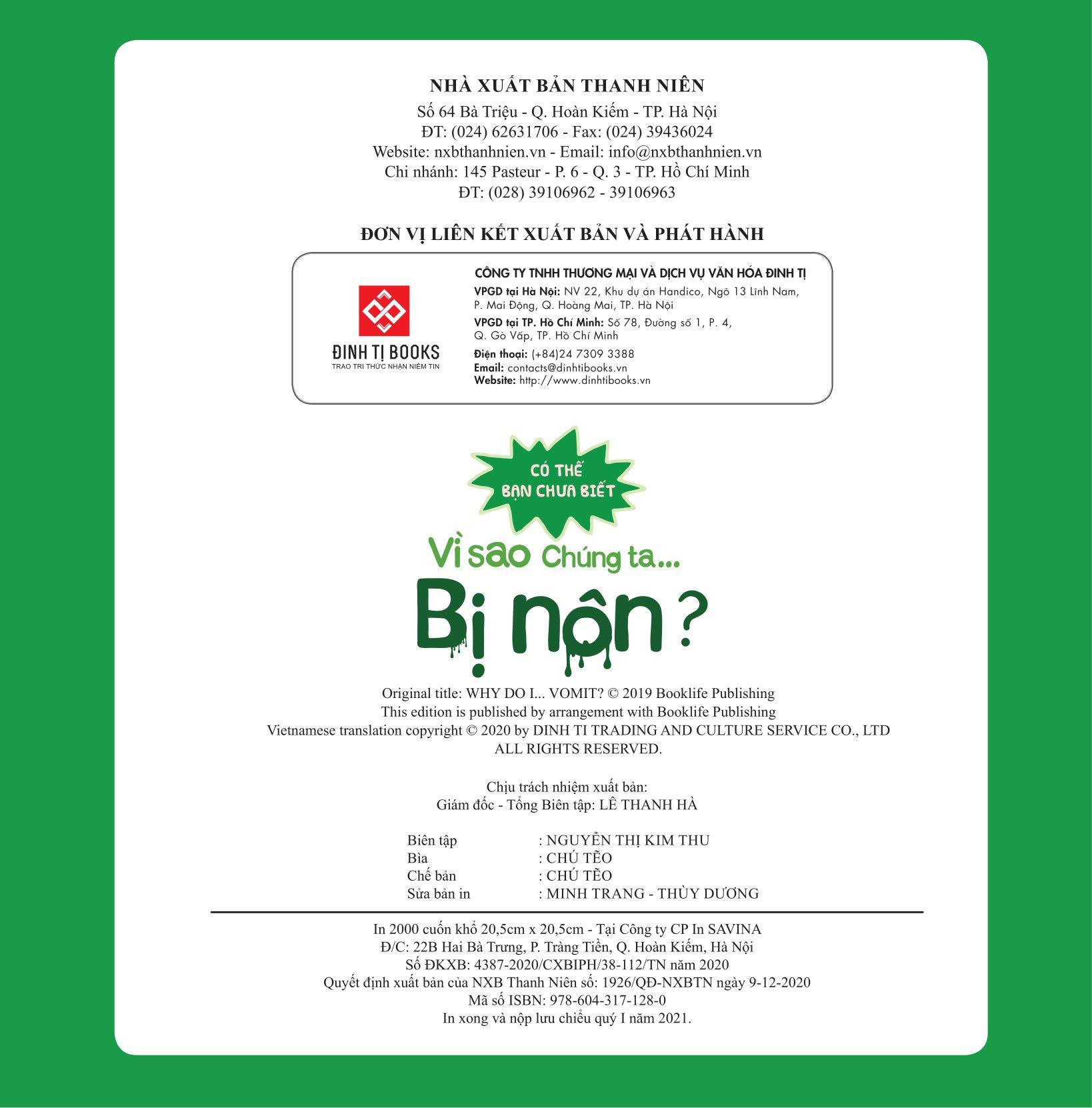 Có Thể Bạn Chưa Biết- Vì Sao Chúng Ta... Bị Nôn?