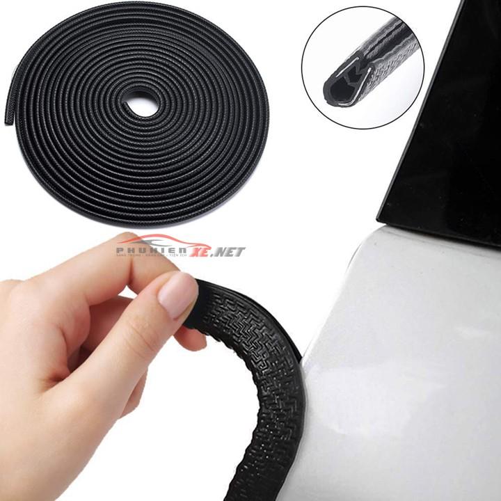 Nẹp viền cửa ô tô Chữ U lõi thép CAO CẤP Chống Va Đập Cửa Xe hơi ô tô oto - Màu Đen Trắng Đỏ Xanh Ghi
