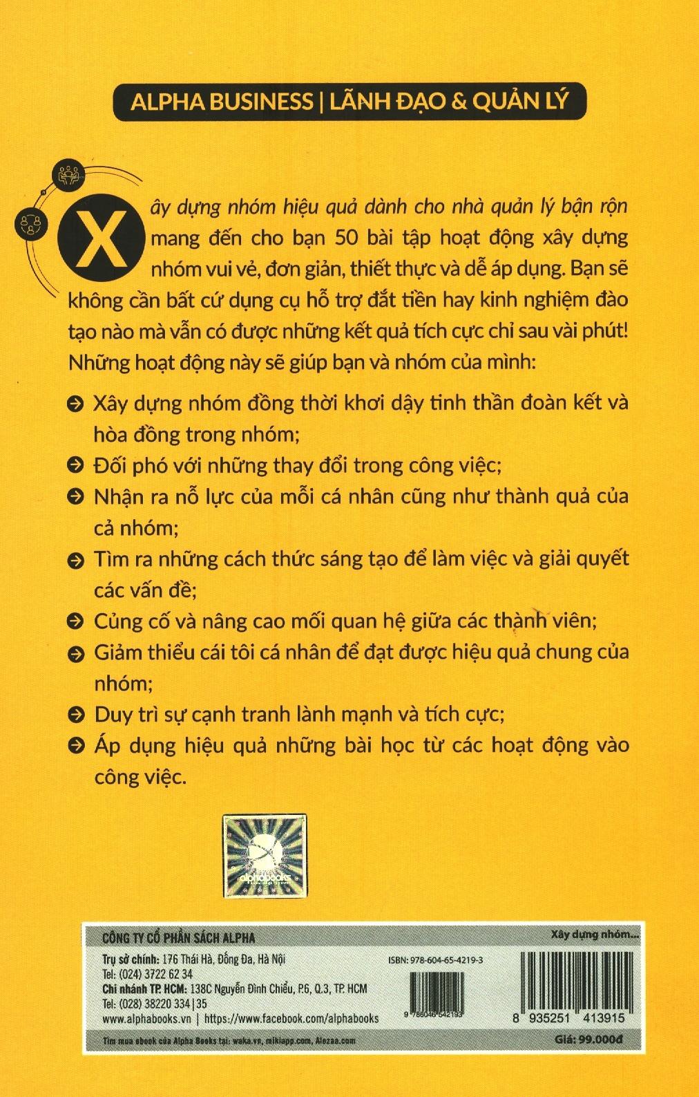 Xây Dựng Nhóm Hiệu Quả Dành Cho Nhà Quản Lý Bận Rộn
