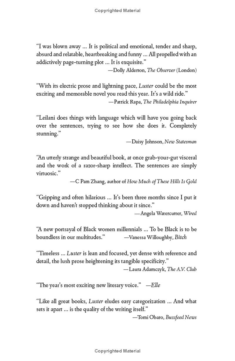 Luster: A Novel