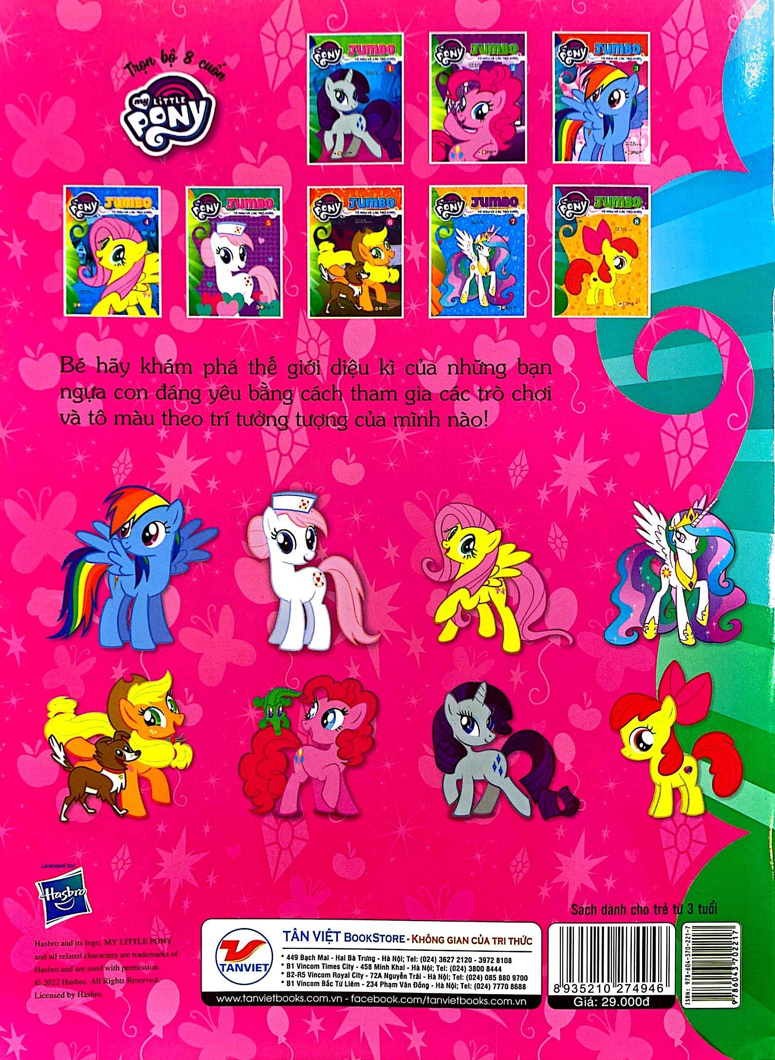 My Little Pony - Jumbo Tô Màu Và Các Trò Chơi 8