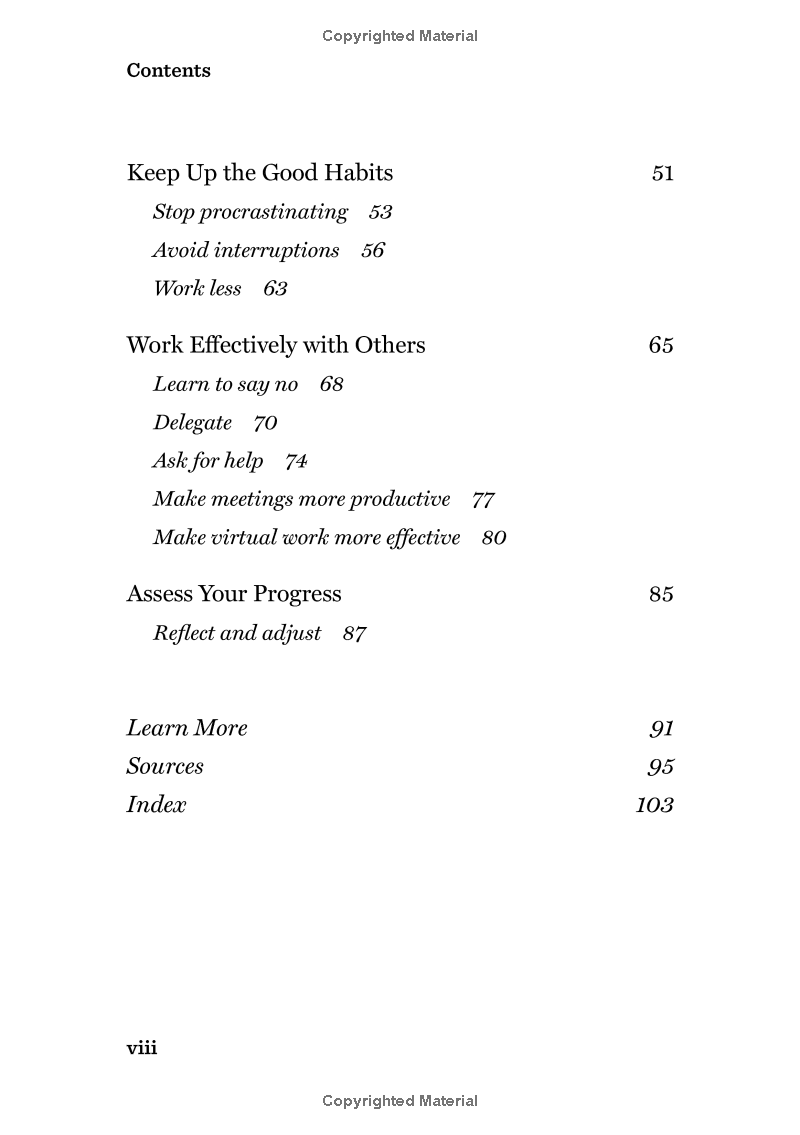 Harvard Business Review 20 Minute Manager Series Getting Work Done