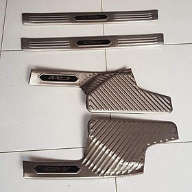 BỘ NẸP BƯỚC CHÂN TRONG NGOÀI INOX DÀNH CHO XE HONDA CRV 2019
