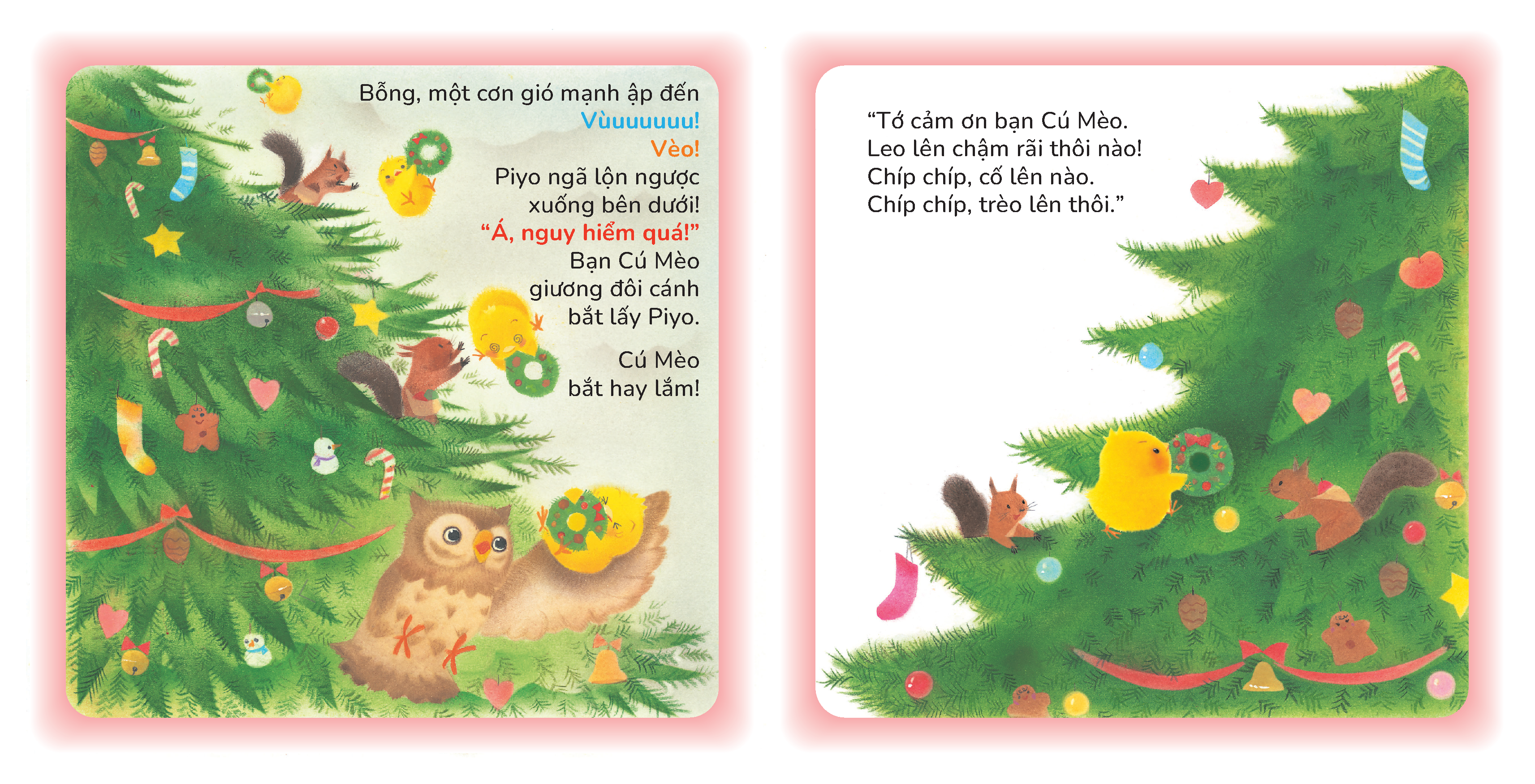 Gà con Piyo Chúc mừng giáng sinh