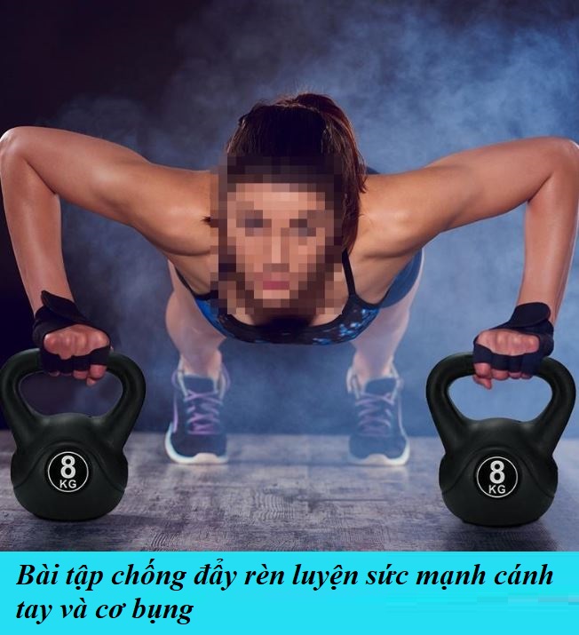 Tạ Ấm 4kg,6kg,8kg,10Kg,12Kg Chất Liệu Bọc Nhựa PE Lõi Bê Tông Tập Chống Ồn Thể Dục Thể Thao Hiệu Quả