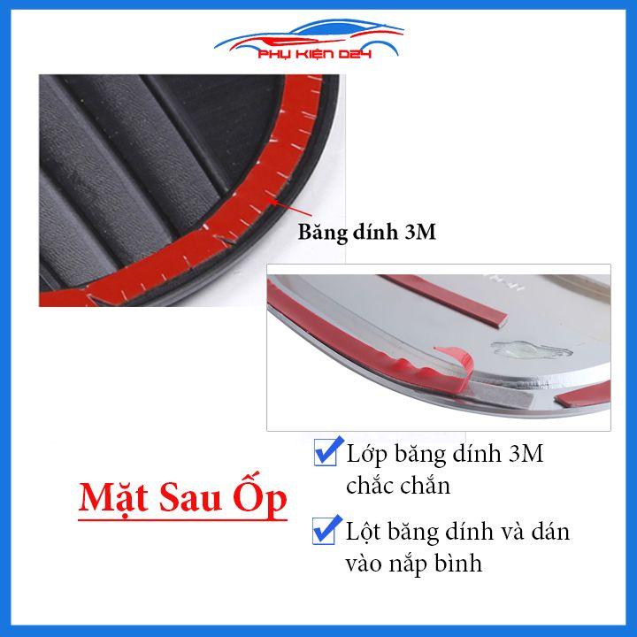 Ốp nắp bình xăng Honda HRV mạ crom chống trầy trang trí ô tô
