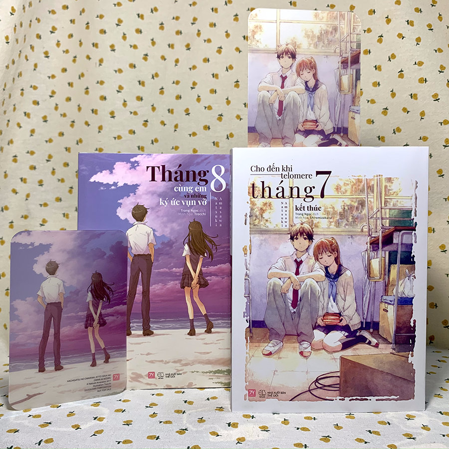Combo 02 Cuốn “Cho Đến Khi Telomere Tháng 7 Kết Thúc” Và “Tháng 8 Cùng Em Và Những Ký Ức Vụn Vỡ”