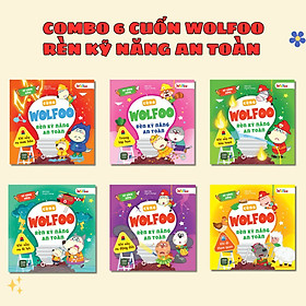Combo 6 cuốn: Cùng Wolfoo Rèn Kỹ Năng An Toàn