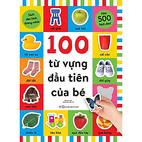 Sách Dán Hình Thông Minh - 100 Từ Vựng Đầu Tiên Của Bé