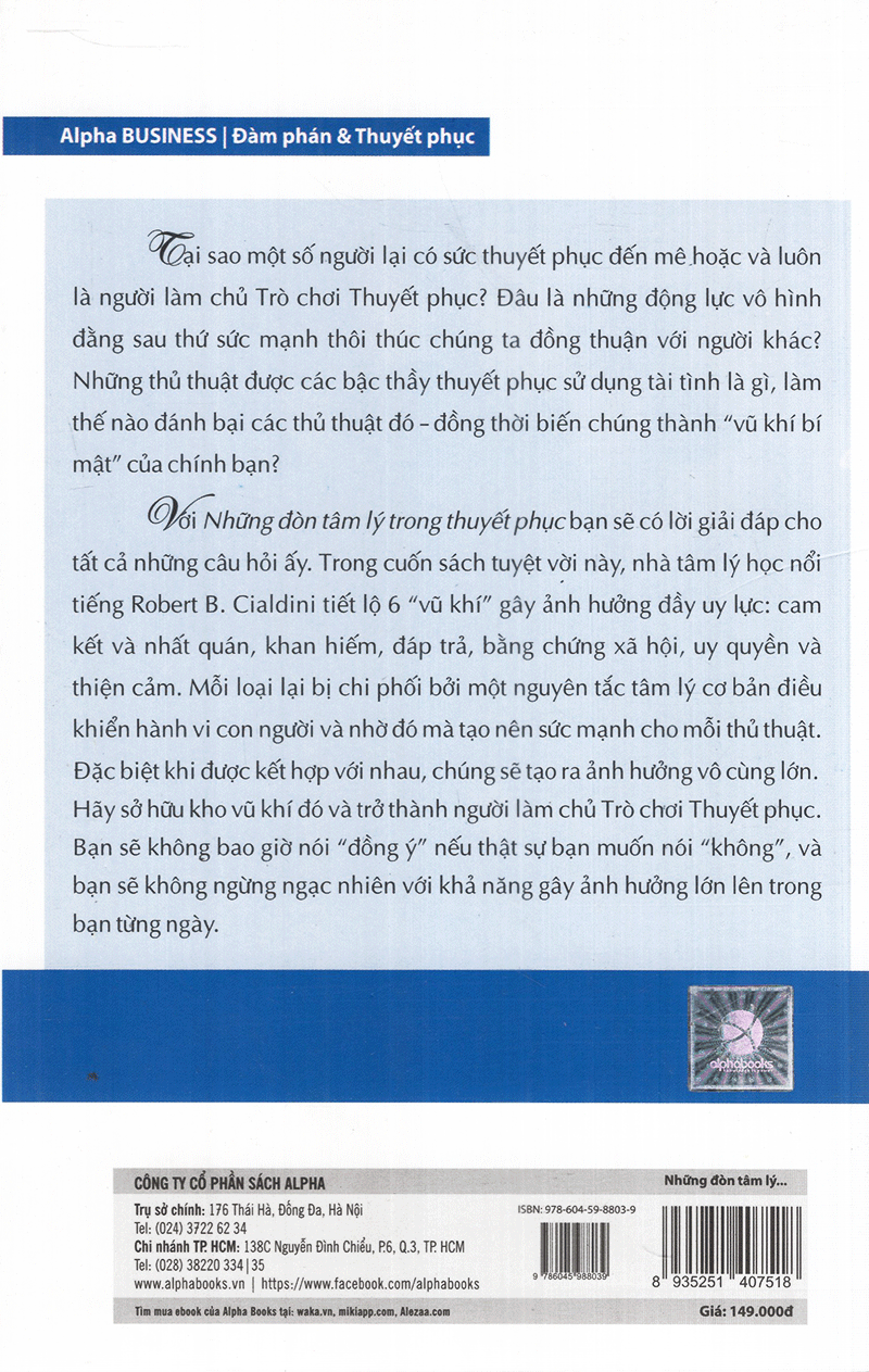 Những Đòn Tâm Lý Trong Thuyết Phục (Tái Bản 2019) ( tặng kèm bookmark tuyệt đẹp )
