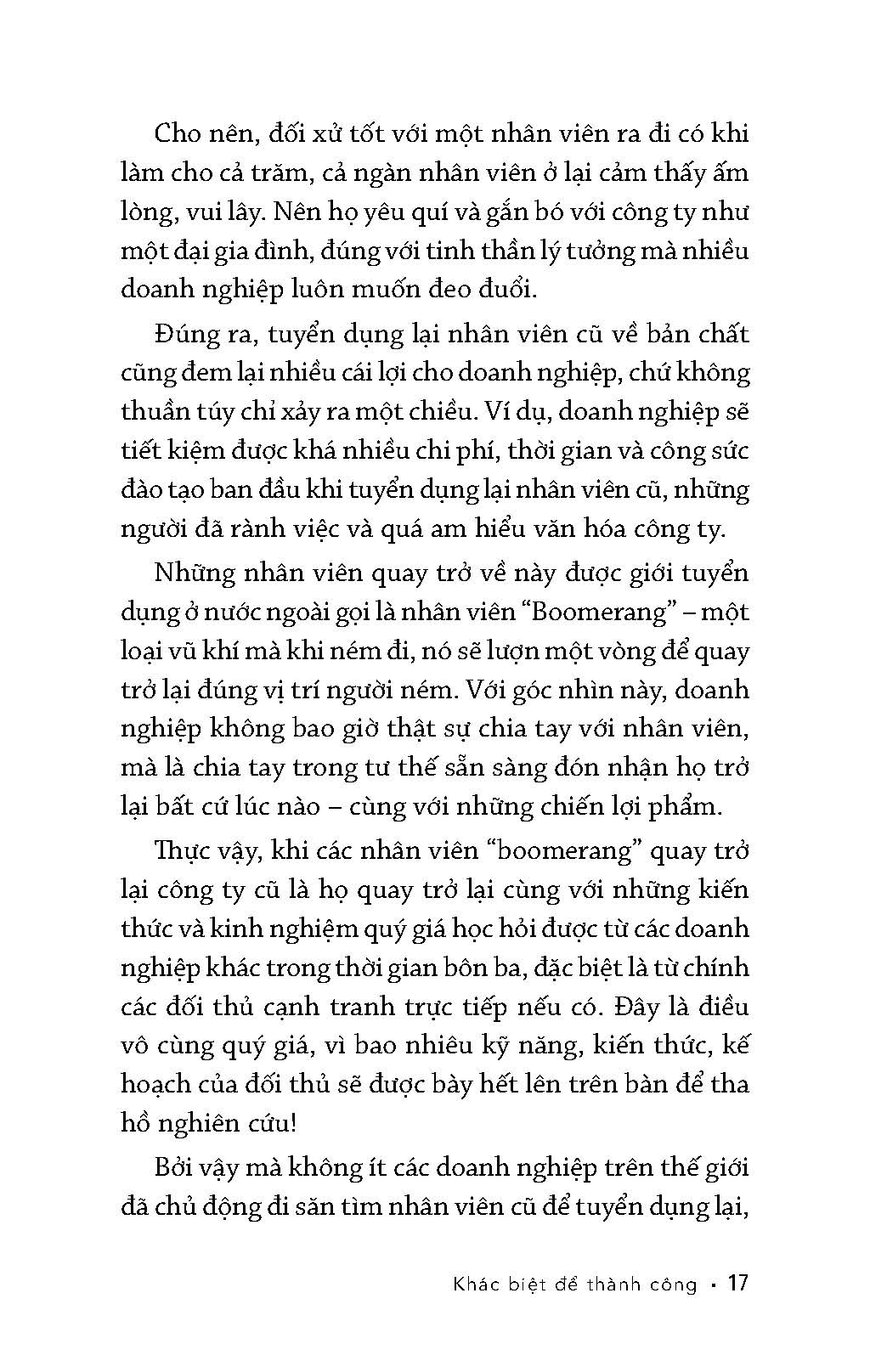 Khác Biệt Để Thành Công: Độc Chiêu Kinh Doanh Của Các Doanh Nghiệp Việt Nam - Lý Quí Trung