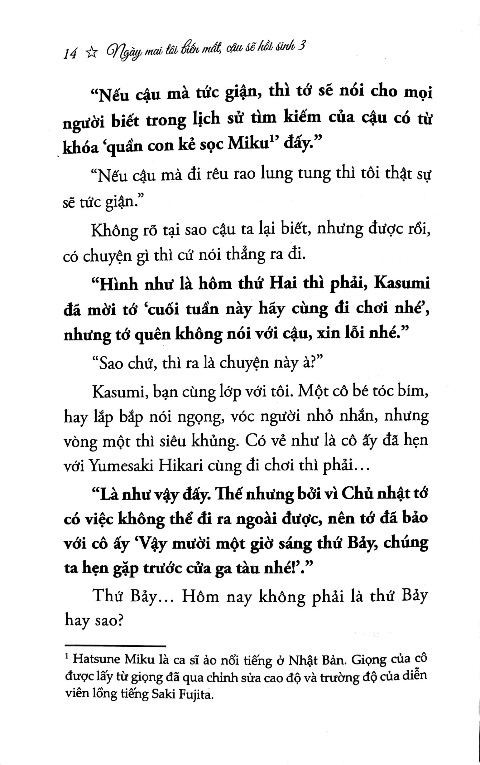 Ngày Mai, Tôi Biến Mất, Cậu Sẽ Hồi Sinh - Tập 3