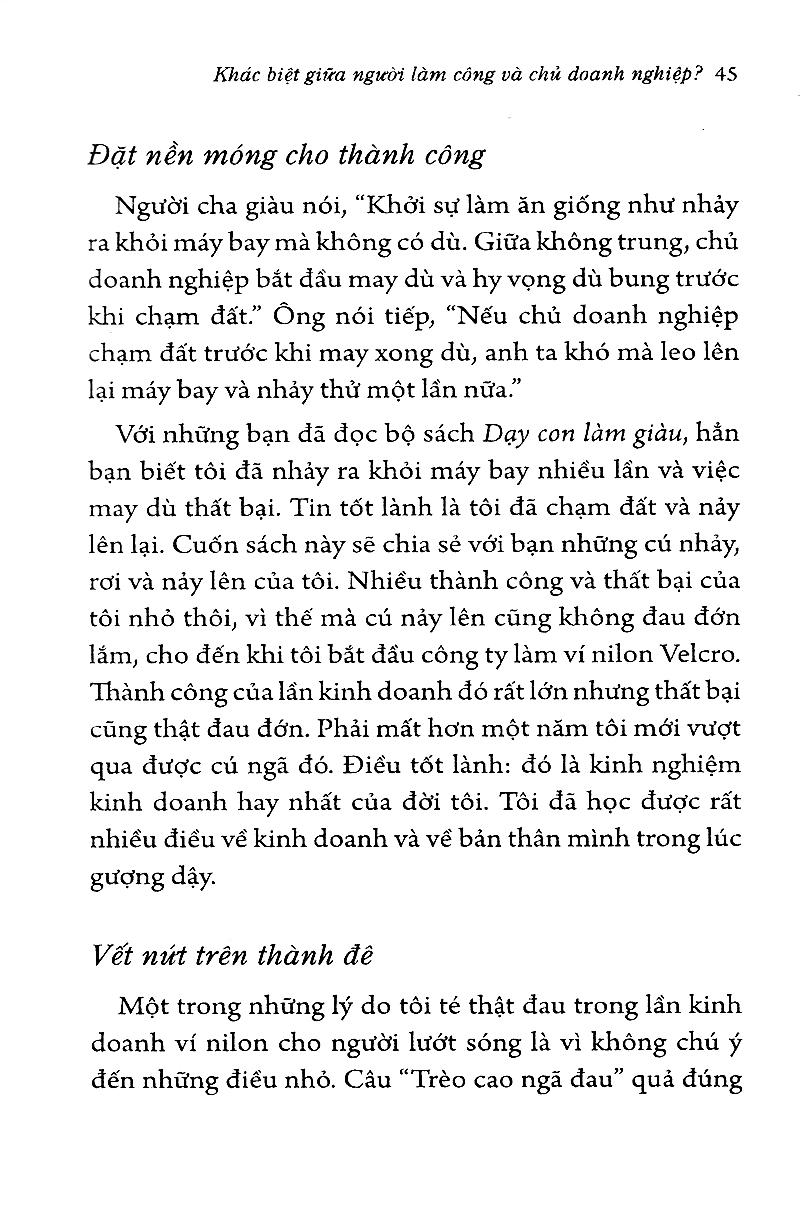 Dạy Con Làm Giàu 10 - Trước Khi Bạn Thôi Việc
