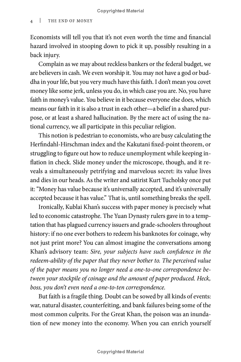 The End of Money