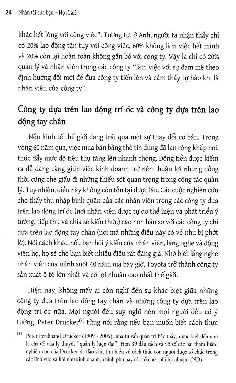 Nhân Tài Của Bạn - Họ Là Ai?