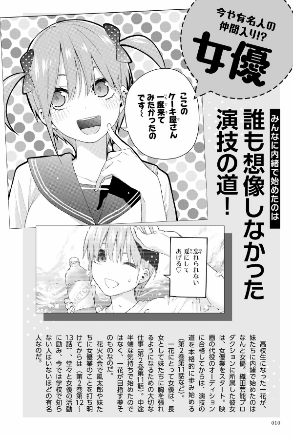 五等分の花嫁 キャラクターブック 一花 (KCデラックス)
