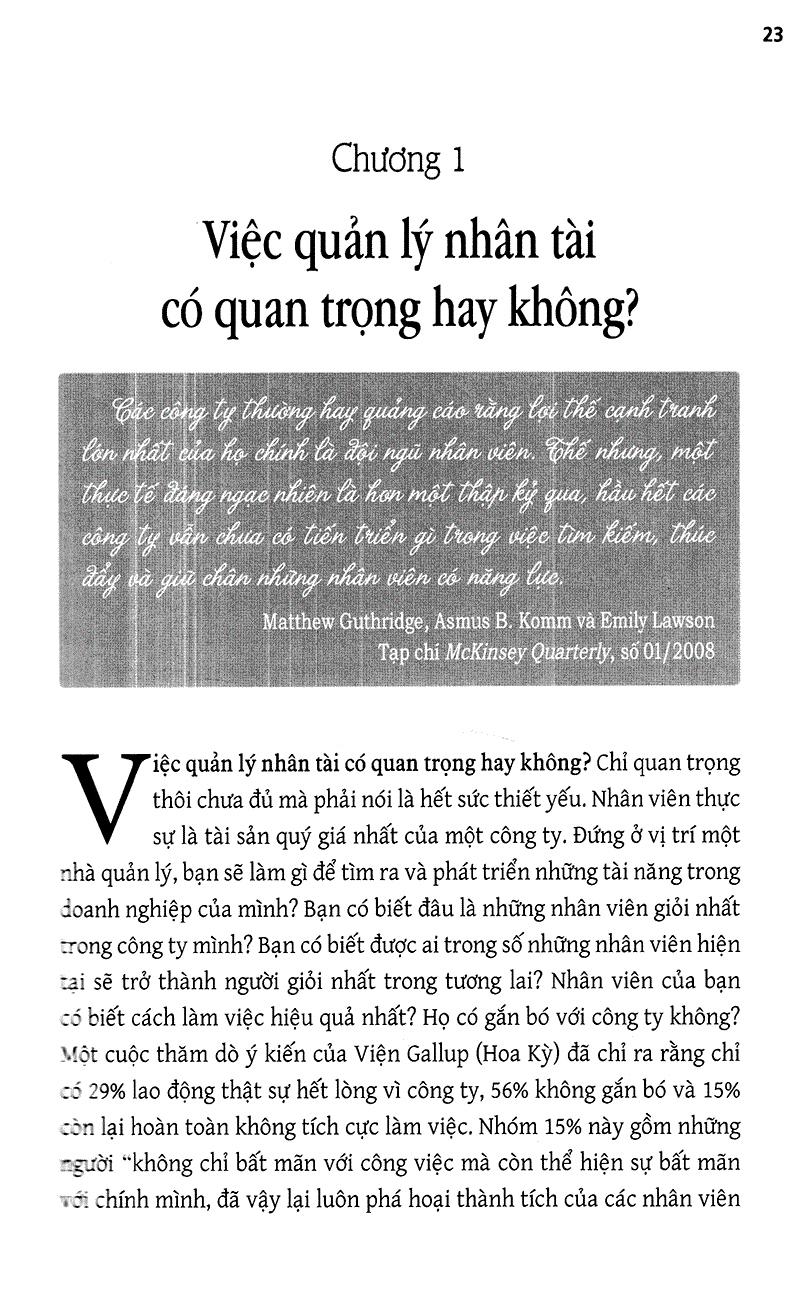 Nhân Tài Của Bạn - Họ Là Ai?