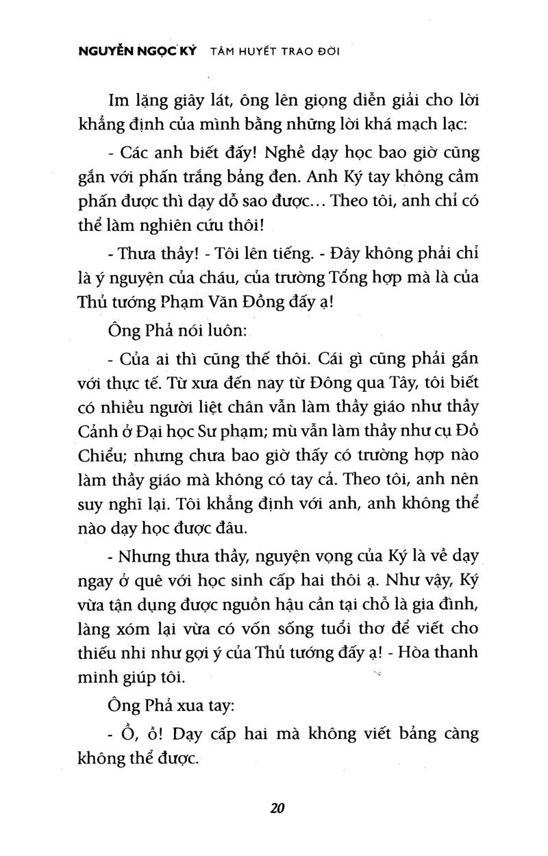 Tự Truyện Nguyễn Ngọc Ký - Tâm Huyết Trao Đời