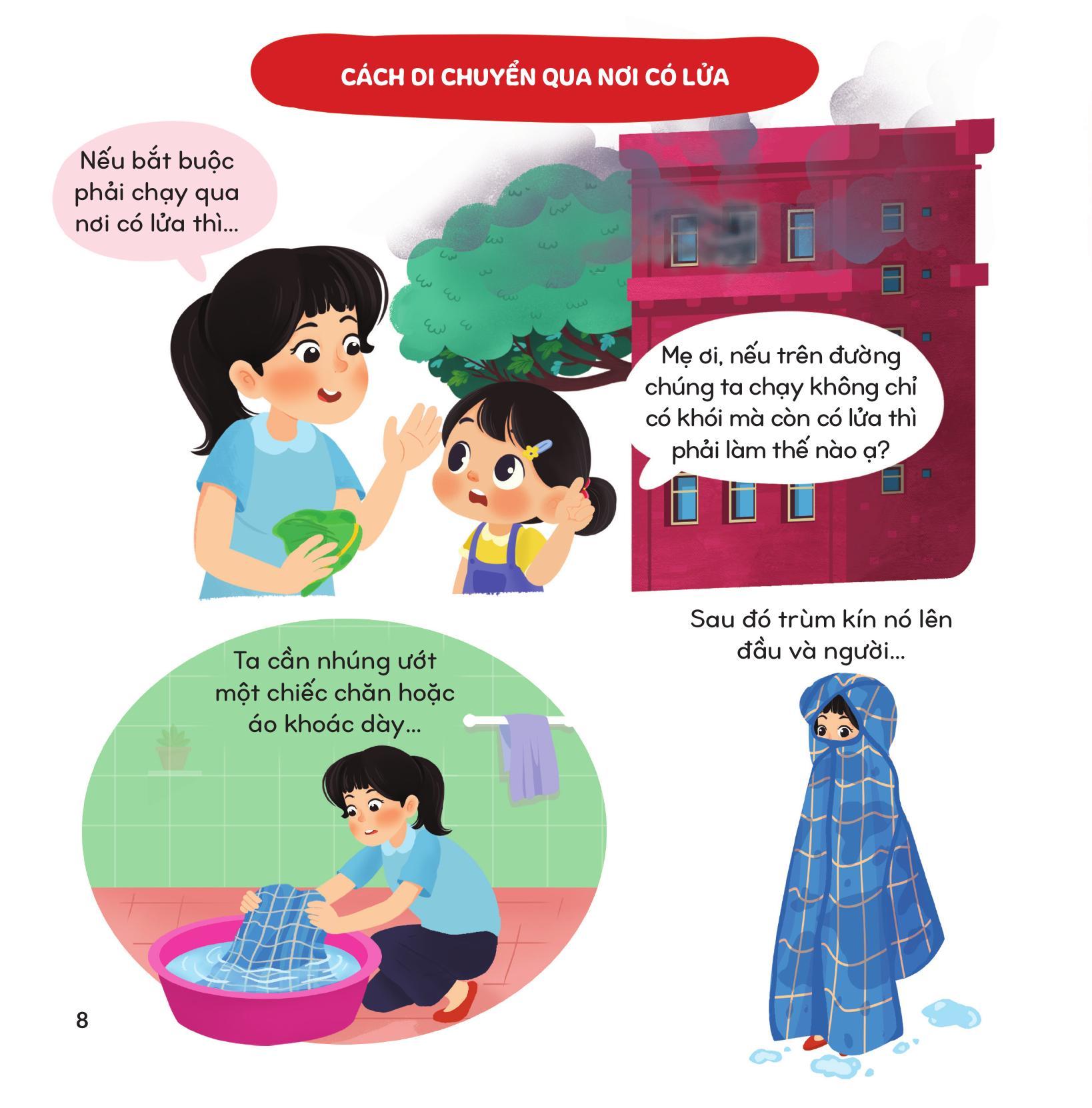 Sách - Bé Giỏi Như Chú Lính Cứu Hỏa - Các Kỹ Năng Chữa Cháy Và Thoát Nạn