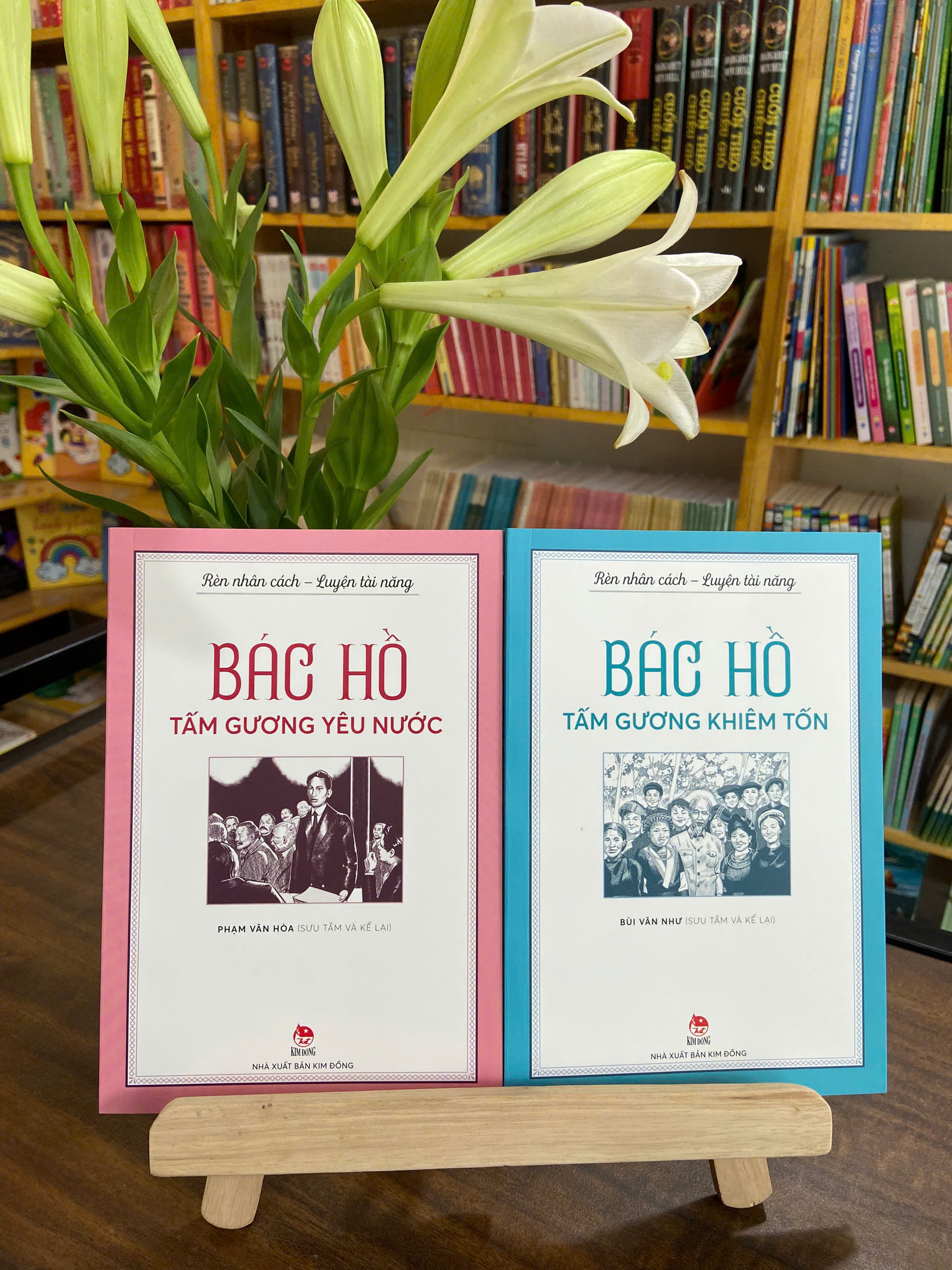 Bộ 5 cuốn sách Bác Hồ: Rèn nhân cách - Luyện tài năng