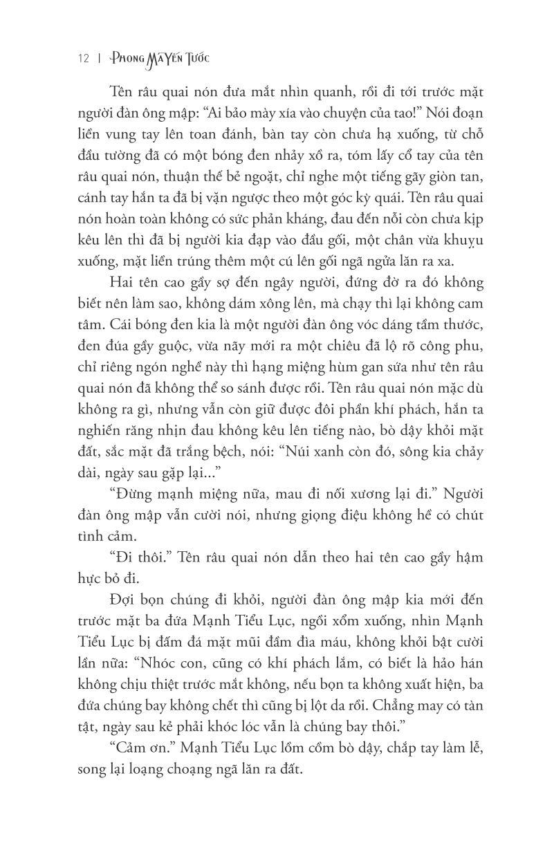 Phong Ma Yến Tước - Tập 1: Nuối Tiếc Giang Hồ