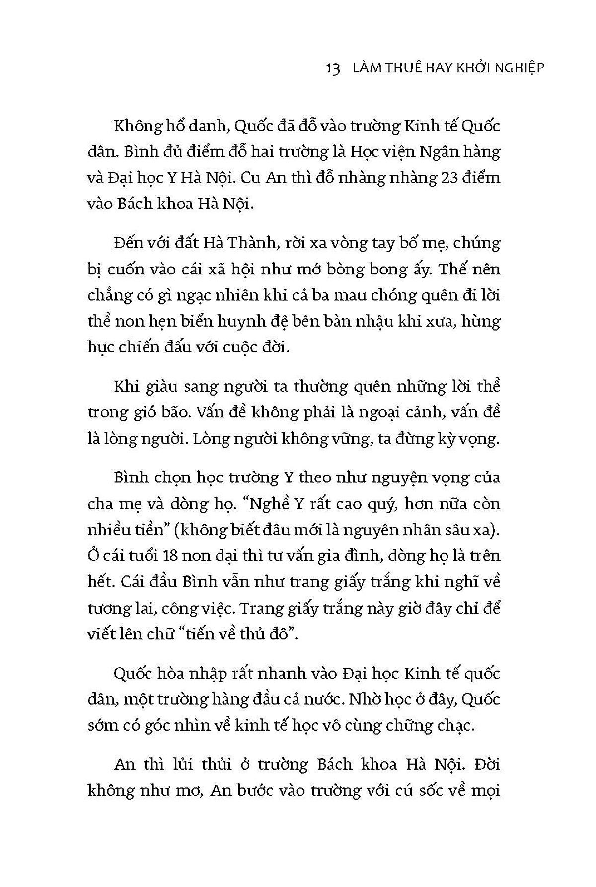 Bí mật tài chính người giàu - Làm thuê hay khởi nghiệp