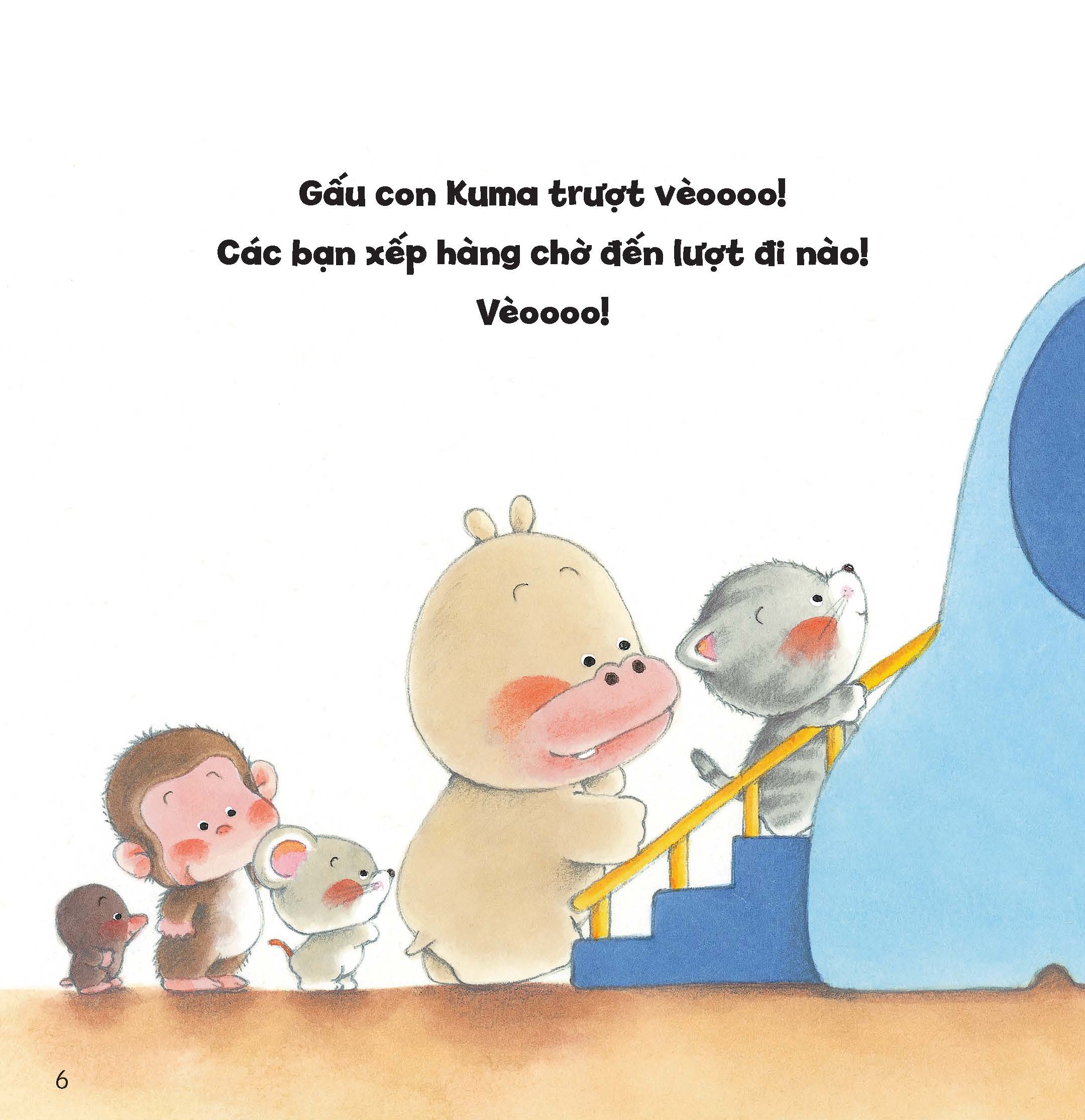 Xếp hàng chờ đến lượt - Tủ sách Ehon cho bé