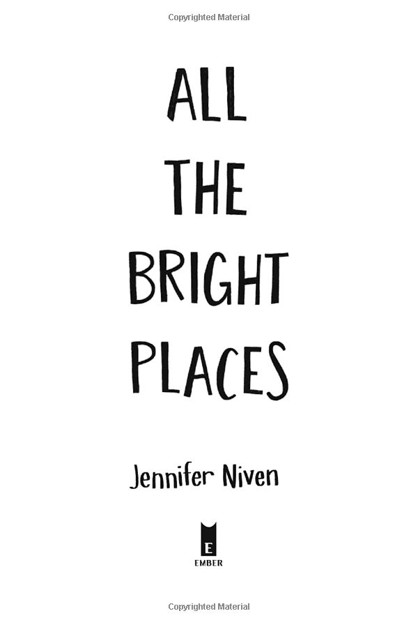 All The Bright Places (Paperback)