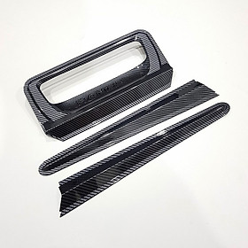 Ốp tay mở cốp sau xe Ford Ranger 2014 - 2022 vân carbon cao cấp