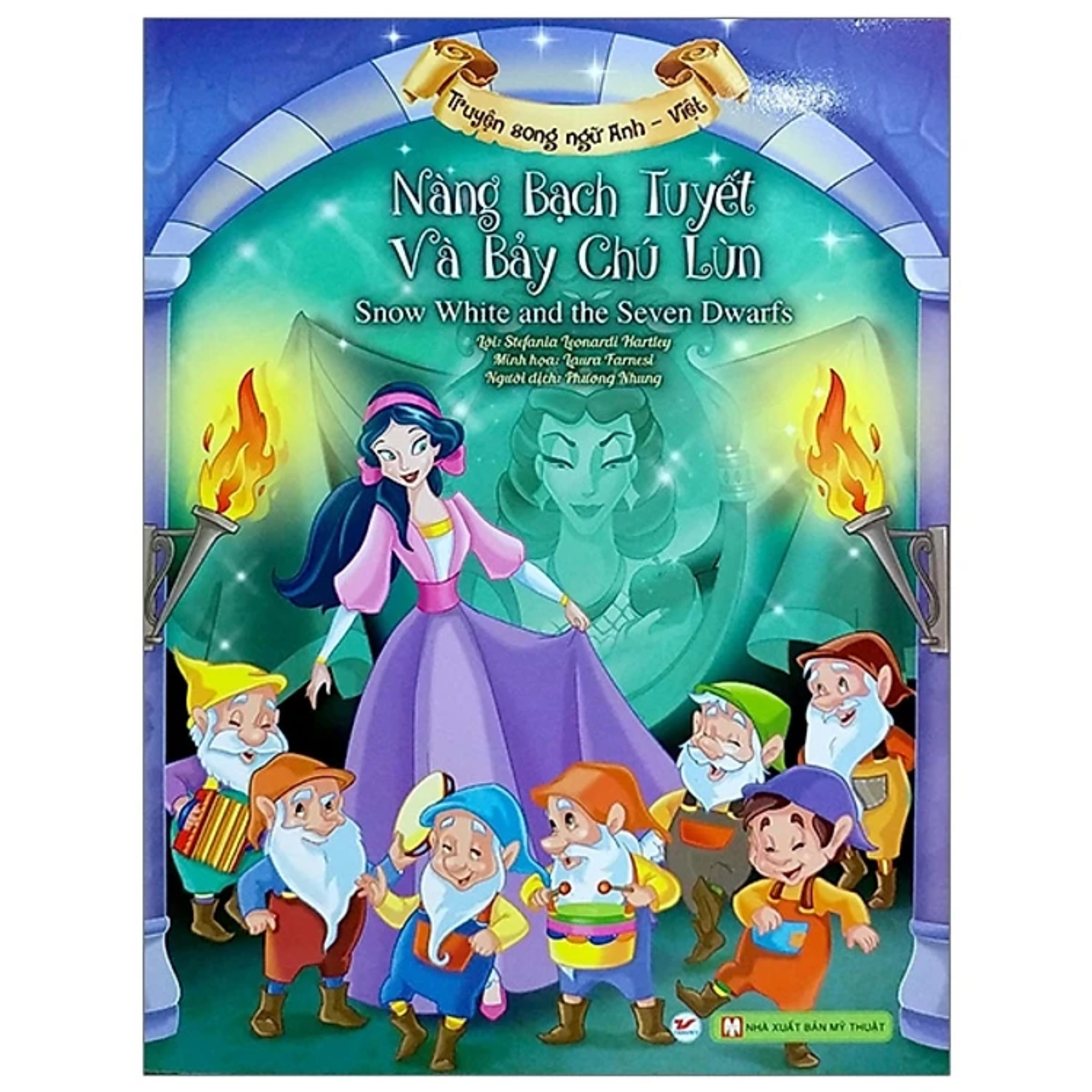 Combo 4Q Sách Song Ngữ Anh - Việt Ngày Xửa Ngày Xưa: Aladdin Và Cây Đèn Thần + Người Đẹp Ngủ Trong Rừng + Nàng Bạch Tuyết Và Bảy Chú Lùn + Cô Bé Lọ Lem (Tủ Sách Vàng Cho Con Yêu Vừa Học Vừa Chơi)