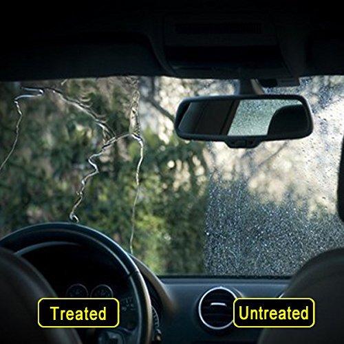 Nano Xịt Kính Chống Bám Nước Mưa xe ô tô tạo hiệu ứng lá sen. Xịt nano chống bám nước