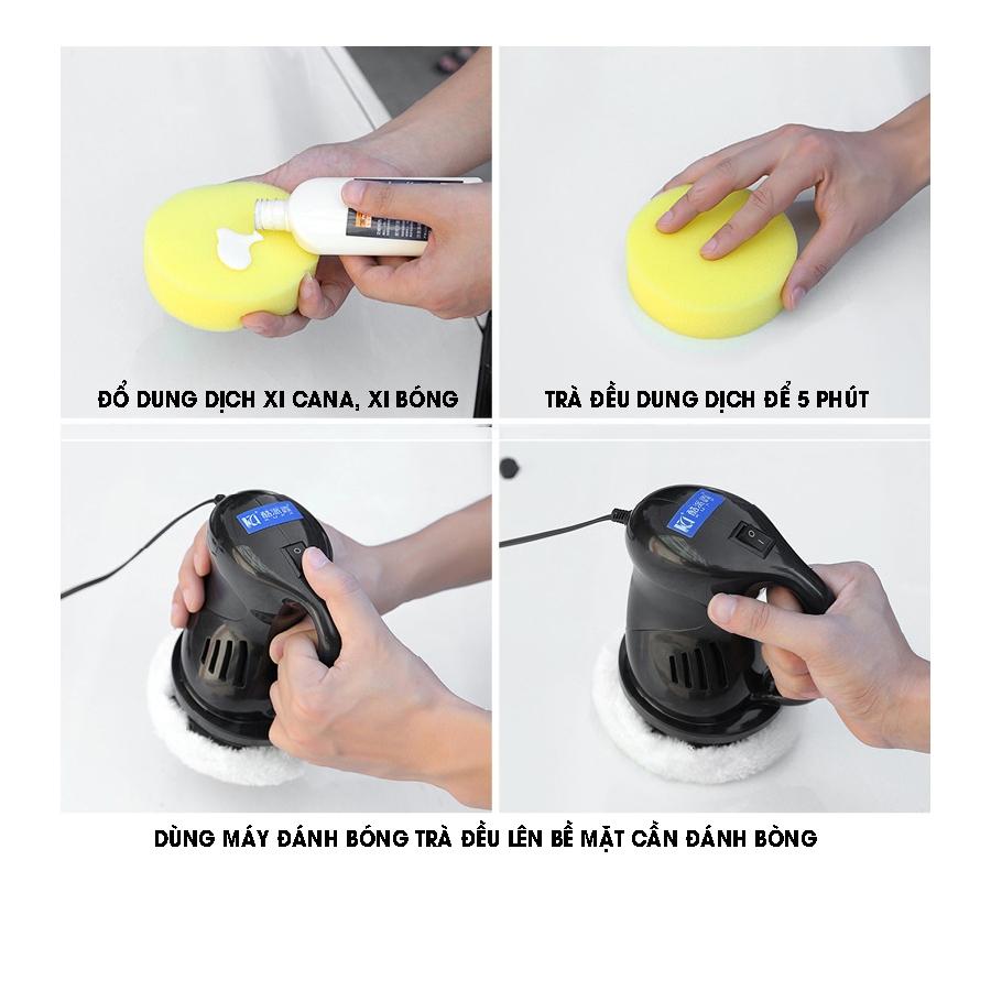 Máy đánh bóng xe hơi cầm tay 12v cắm tẩu sạc, dụng cụ đánh bóng ô tô đa năng cầm tay tiện lợi phụ kiện chăm sóc ô tô
